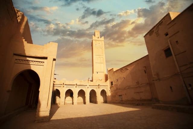 Entrée dans le Ksar de Zénaga Province de Figuig